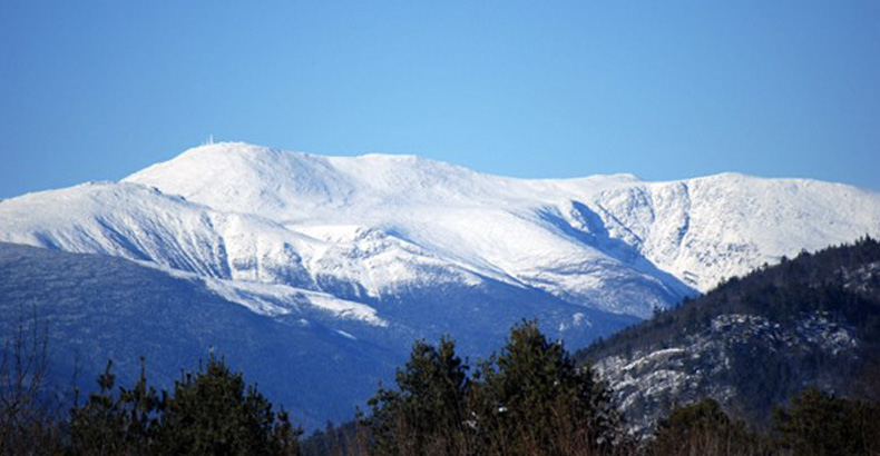 Snow covered mountain 