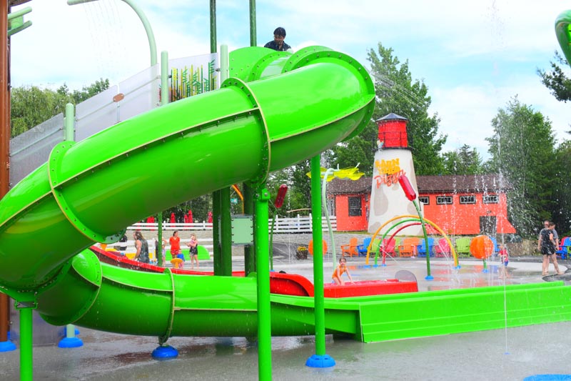 Spray Pad Slide & Barn Yard