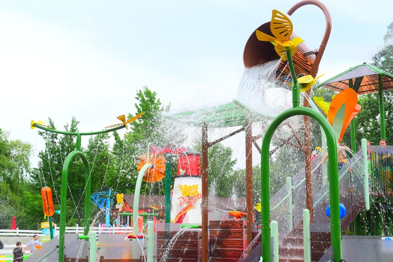 Dumping Bucket Side View