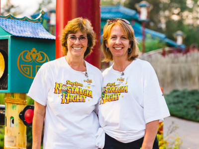 Two female employees smiling